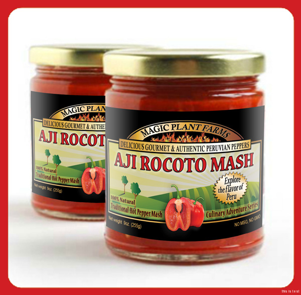 Aji Rocoto Mash 9oz jar Rocoto Paste