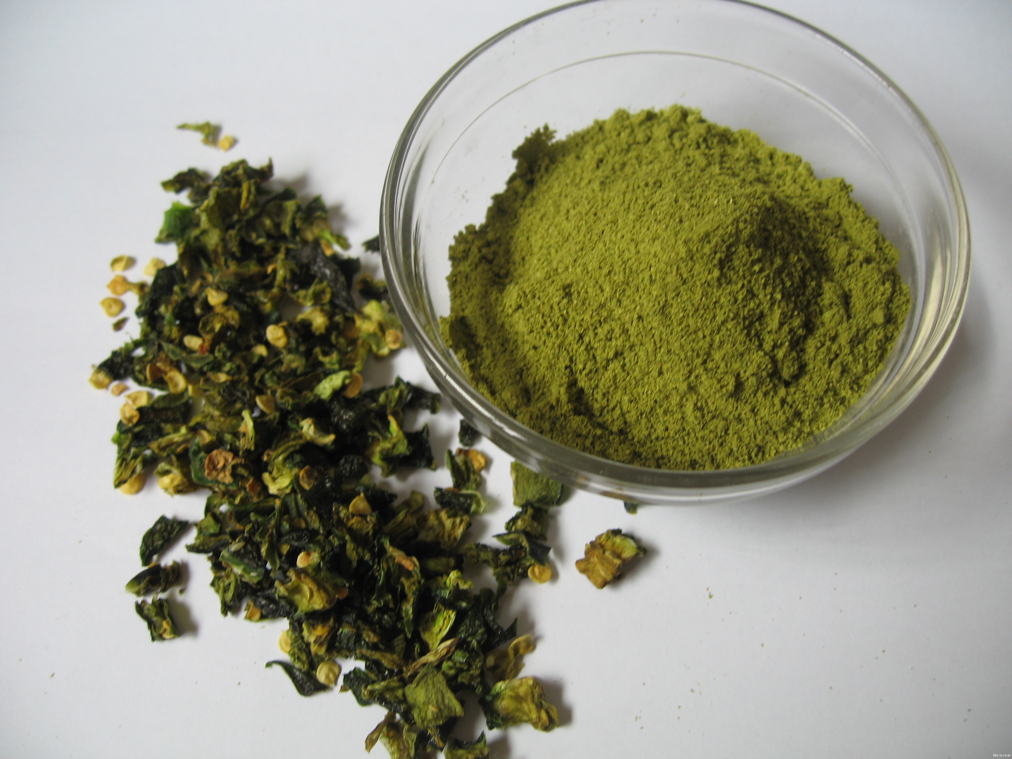 Green Jalapeno Pepper Flakes 1kg (2.2lb) Jalapeno Flakes