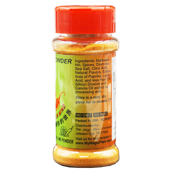 Chili Lime 2oz in a plastic Jar with sifter lid