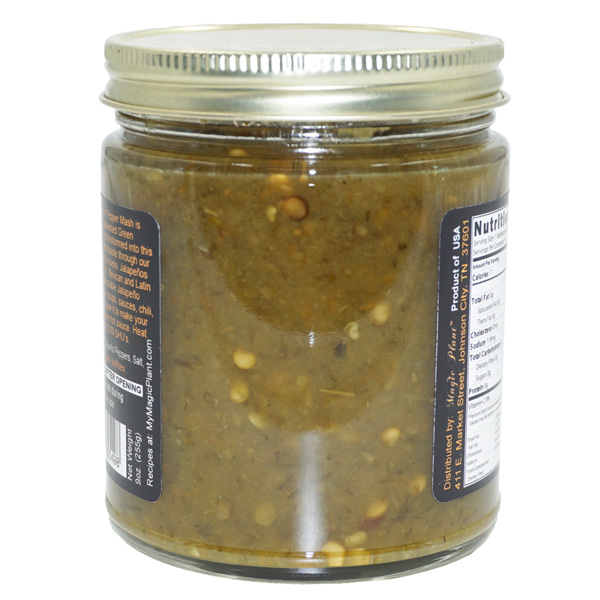 Green Jalapeno Mash 9oz Jar Jalapeno Paste