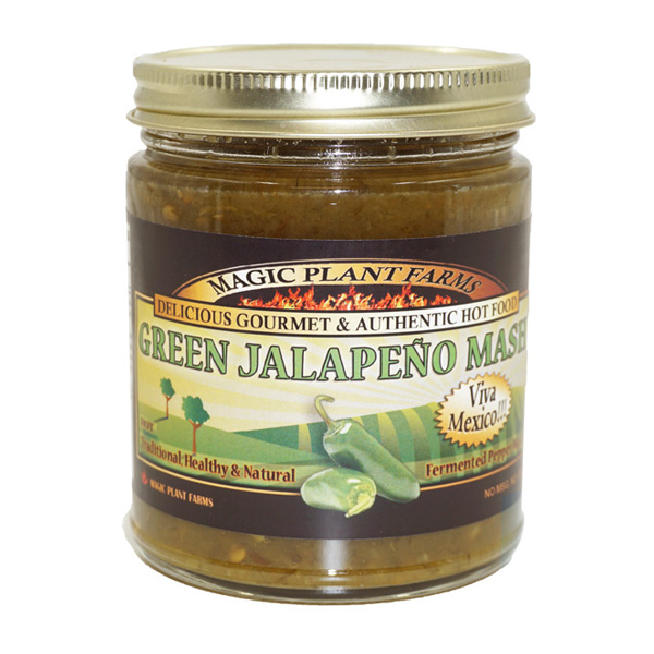 Green Jalapeno Mash 9oz Jar Jalapeno Paste