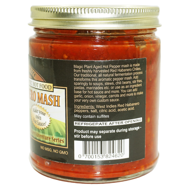 9oz Jar of West Indies Habanero Mash Premium Quality Habanero Paste